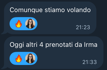 Chat: stiamo volando, altri 4 prenotati